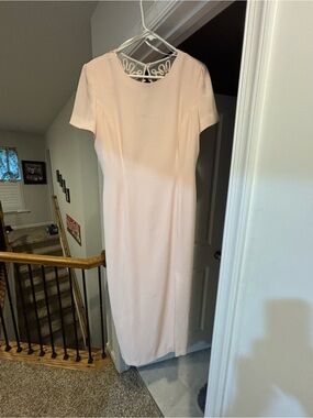 Monsoon Pale Pink Midi Sheath Dress